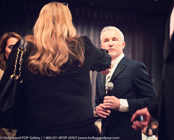 Baz Luhrmann prepares to welcome his guests to the NYC premiere of The Great Gatsby